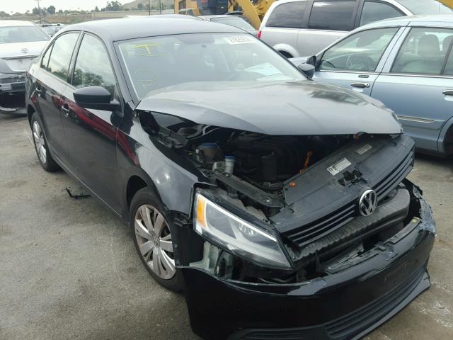 3VW2K7AJ9CM394714 - 2012 VOLKSWAGEN JETTA BASE 黑色 照片 1