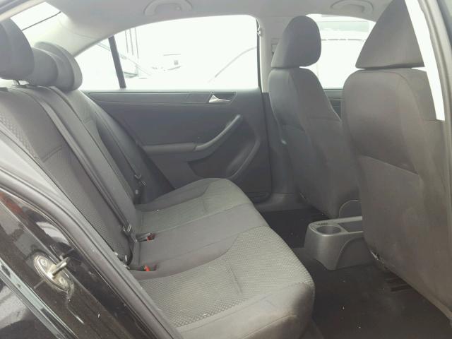 3VW2K7AJ9CM394714 - 2012 VOLKSWAGEN JETTA BASE 黑色 照片 6