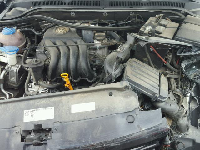 3VW2K7AJ9CM394714 - 2012 VOLKSWAGEN JETTA BASE 黑色 照片 7