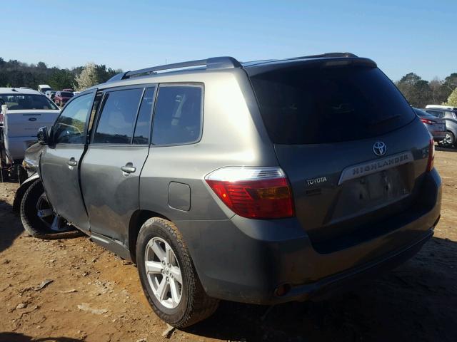 JTEDS41A292072566 - 2009 TOYOTA HIGHLANDER GRAY photo 3