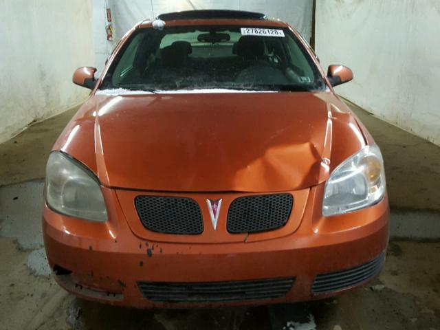 1G2AL15F577126620 - 2007 PONTIAC G5 ORANGE photo 7