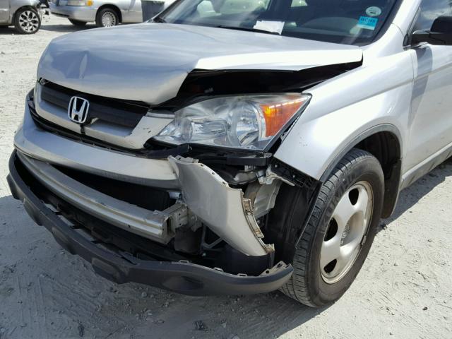 5J6RE38309L032400 - 2009 HONDA CR-V LX SILVER photo 9