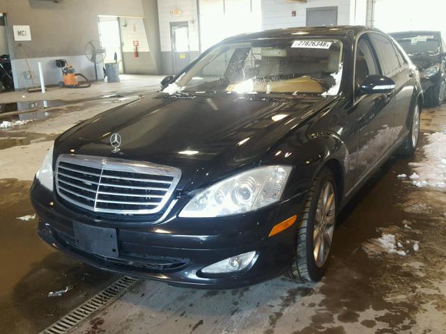 WDDNG86X48A220144 - 2008 MERCEDES-BENZ S 550 4MAT BLACK photo 2