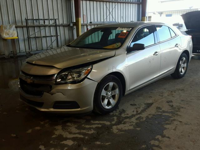 1G11B5SLXEF141089 - 2014 CHEVROLET MALIBU LS ვერცხლისფერი ფოტო 2