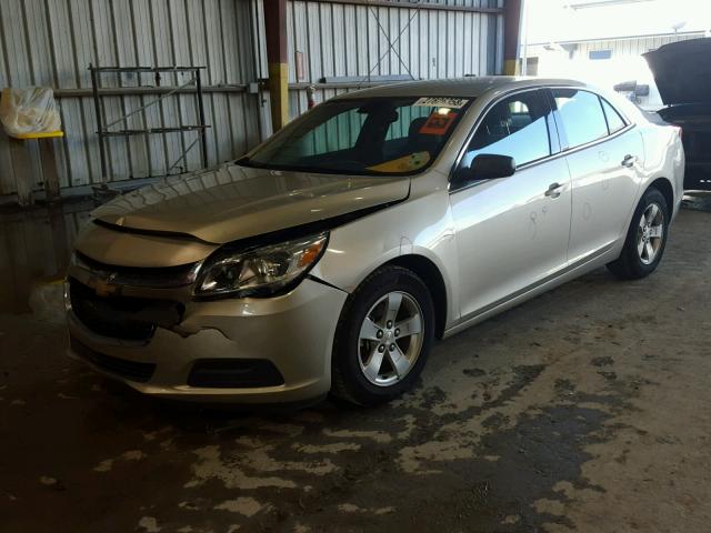 1G11B5SLXEF141089 - 2014 CHEVROLET MALIBU LS SILVER photo 2