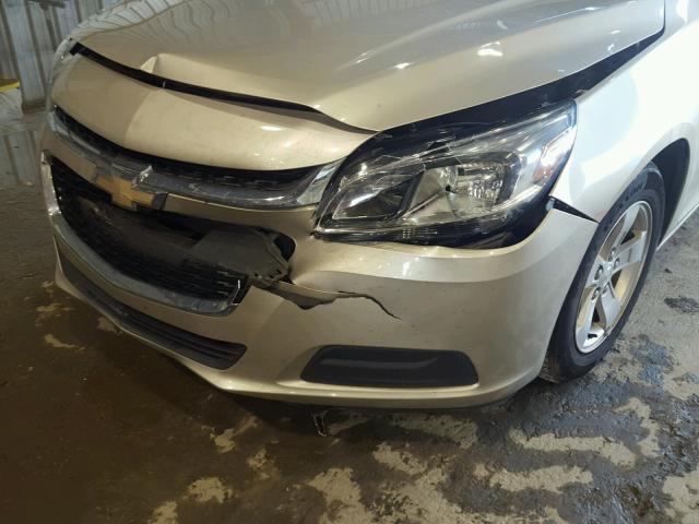 1G11B5SLXEF141089 - 2014 CHEVROLET MALIBU LS ვერცხლისფერი ფოტო 9
