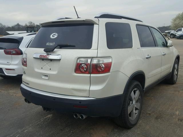 1GKER23D29J131304 - 2009 GMC ACADIA SLT WHITE photo 4