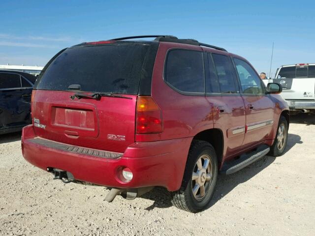 1GKDS13SX42167995 - 2004 GMC ENVOY RED photo 4