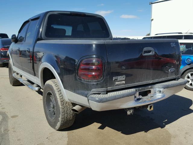 1FTRW08L23KD58665 - 2003 FORD F150 SUPER BLACK photo 3