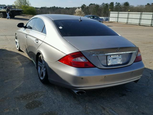 WDDDJ75X16A018187 - 2006 MERCEDES-BENZ CLS 500C SILVER photo 3