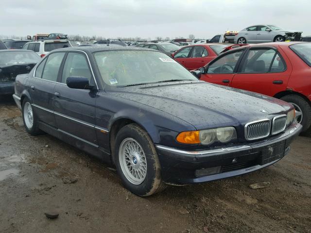 WBAGG8336XDN75380 - 1999 BMW 740 I AUTO BLUE photo 1