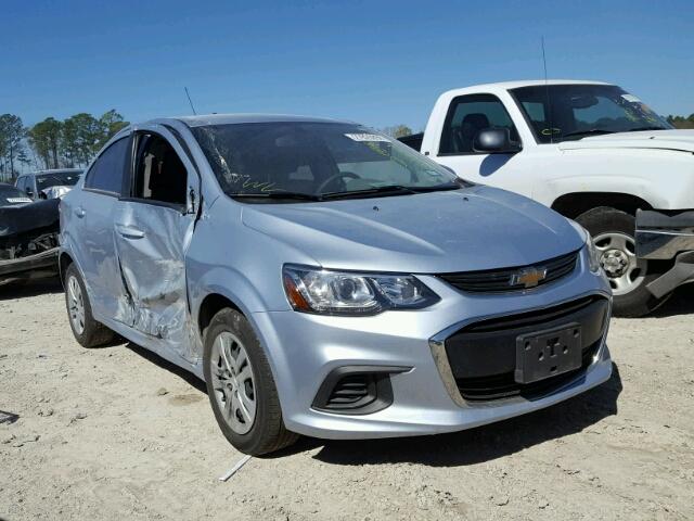 1G1JB5SH1H4152641 - 2017 CHEVROLET SONIC LS GRAY photo 1