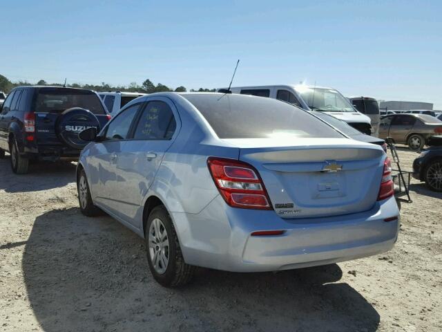 1G1JB5SH1H4152641 - 2017 CHEVROLET SONIC LS 灰色 照片 3