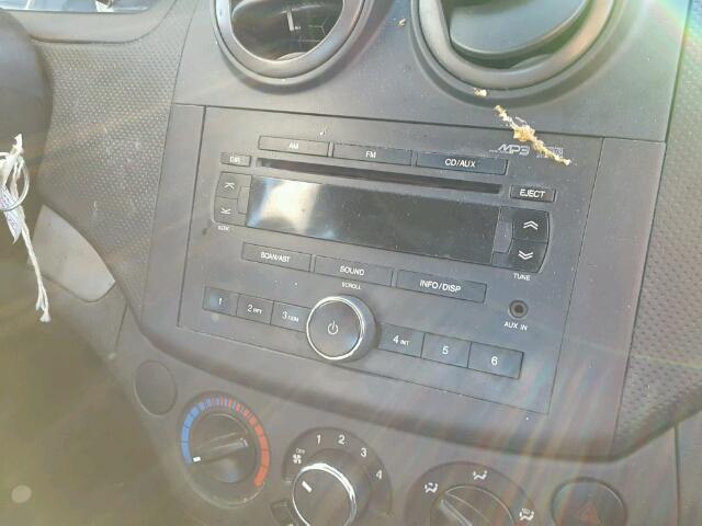 KL1TD56657B056466 - 2007 CHEVROLET AVEO BASE Mavi foto 9