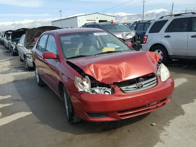 1NXBR32E74Z305899 - 2004 TOYOTA COROLLA CE RED photo 1