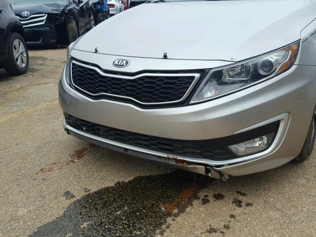 KNAGM4ADXD5058361 - 2013 KIA OPTIMA HYB SILVER photo 9