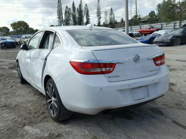 1G4PR5SK1H4114752 - 2017 BUICK VERANO SPO WHITE photo 3