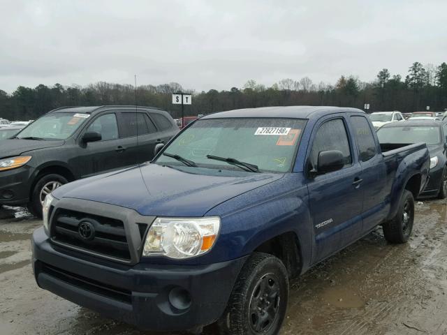 5TETX22N96Z284587 - 2006 TOYOTA TACOMA ACC BLUE photo 2