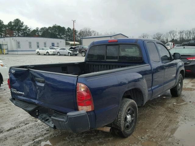 5TETX22N96Z284587 - 2006 TOYOTA TACOMA ACC BLUE photo 4