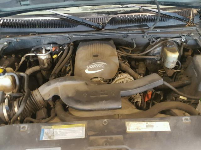 1GNEK13T31J251321 - 2001 CHEVROLET TAHOE K150 GREEN photo 7