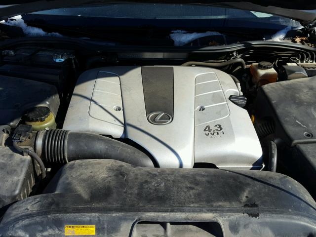 JTHBN36F540126981 - 2004 LEXUS LS 430 SILVER photo 7