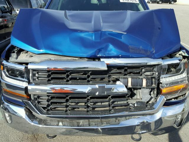 1GCUKREC7GF235313 - 2016 CHEVROLET SILVERADO BLUE photo 7