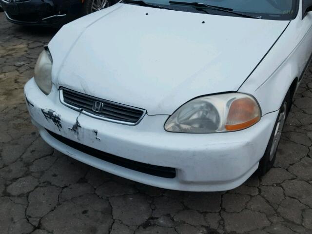 2HGEJ6679VH552742 - 1997 HONDA CIVIC LX WHITE photo 9