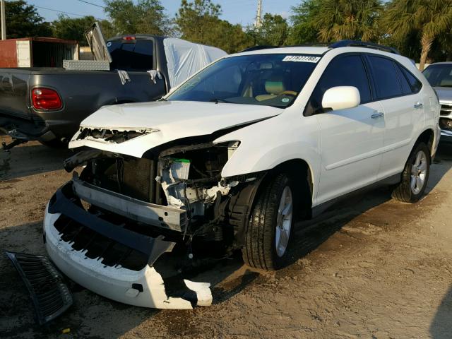 2T2GK31U58C037215 - 2008 LEXUS RX 350 WHITE photo 2