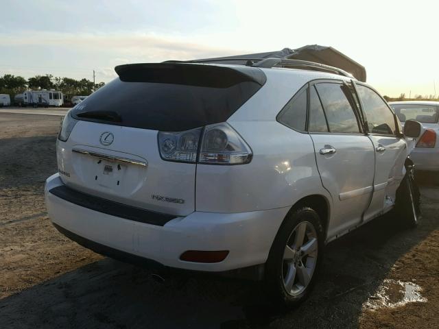 2T2GK31U58C037215 - 2008 LEXUS RX 350 WHITE photo 4