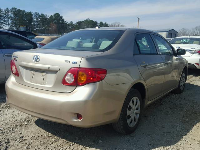 2T1BU4EEXAC431588 - 2010 TOYOTA COROLLA BA GOLD photo 4