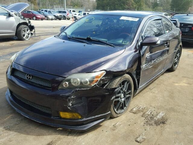 JTKDE167680248223 - 2008 TOYOTA SCION TC იასამნისფერი ფოტო 2