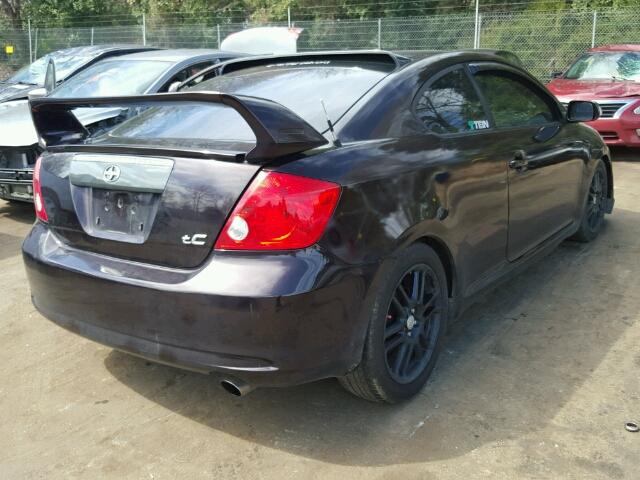 JTKDE167680248223 - 2008 TOYOTA SCION TC იასამნისფერი ფოტო 4