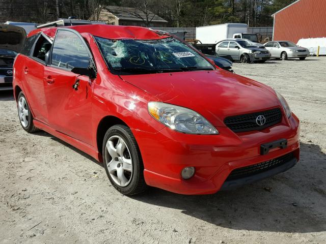 2T1KR32EX5C424209 - 2005 TOYOTA COROLLA MA RED photo 1