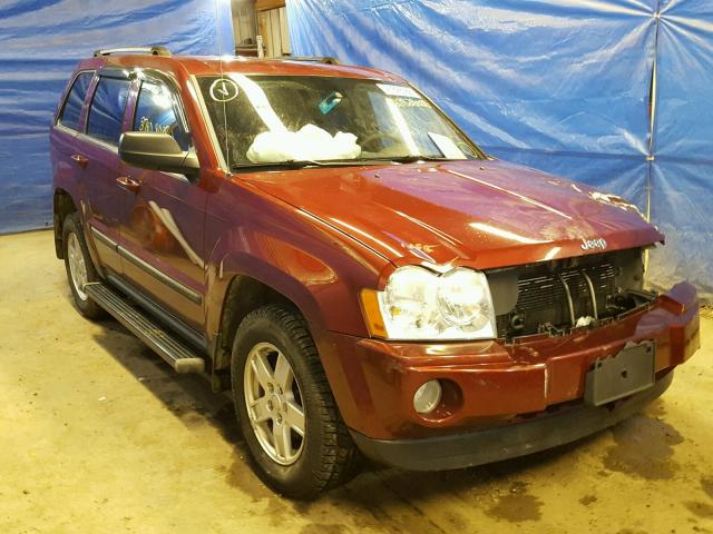 1J8GR48K57C561586 - 2007 JEEP GRAND CHER BURGUNDY photo 1