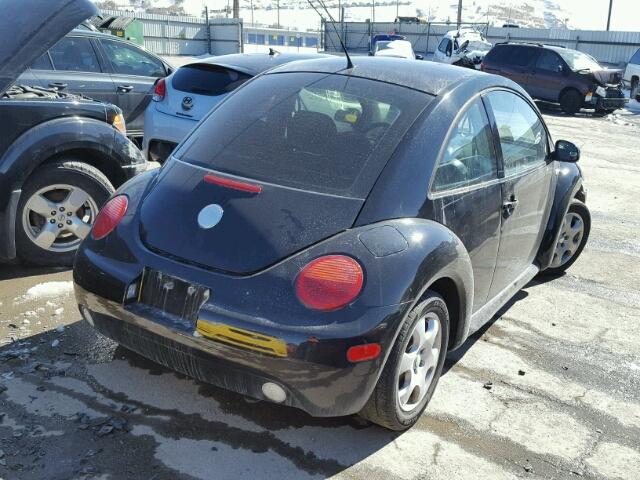 3VWCK21C22M460172 - 2002 VOLKSWAGEN NEW BEETLE BLACK photo 4