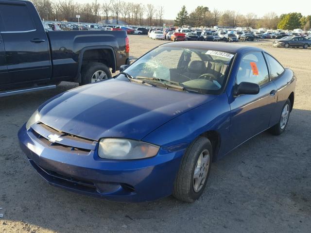 1G1JC12F357127450 - 2005 CHEVROLET CAVALIER BLUE photo 2