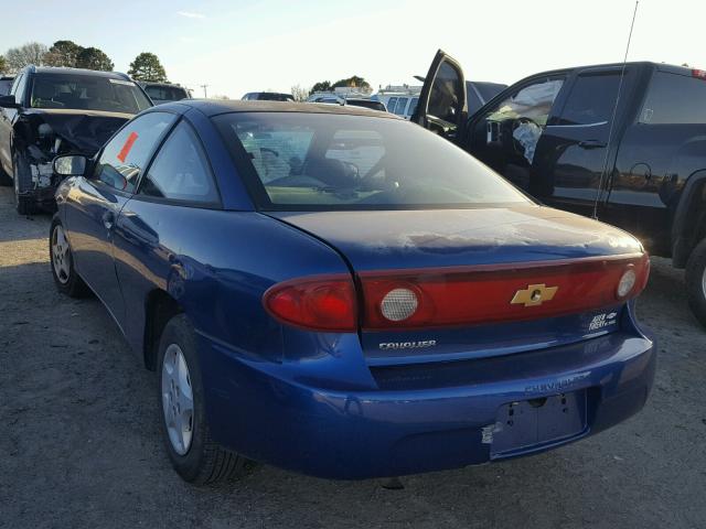 1G1JC12F357127450 - 2005 CHEVROLET CAVALIER BLUE photo 3