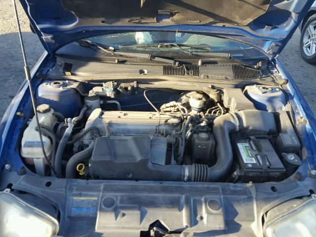 1G1JC12F357127450 - 2005 CHEVROLET CAVALIER BLUE photo 7