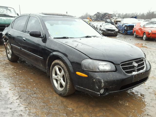 JN1CA31A31T308205 - 2001 NISSAN MAXIMA GXE BLACK photo 1