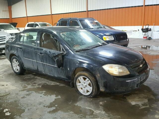 1G1AL55F267742690 - 2006 CHEVROLET COBALT LT BLACK photo 1