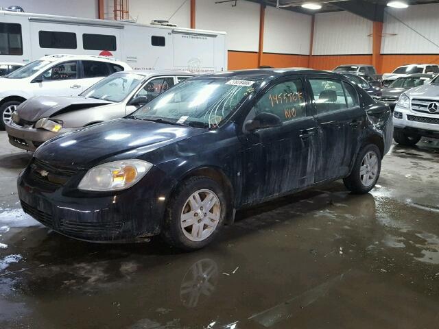 1G1AL55F267742690 - 2006 CHEVROLET COBALT LT BLACK photo 2