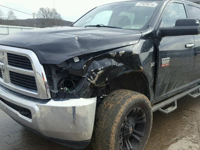 3C6TD5DT0CG116891 - 2012 DODGE RAM 2500 S BLACK photo 9