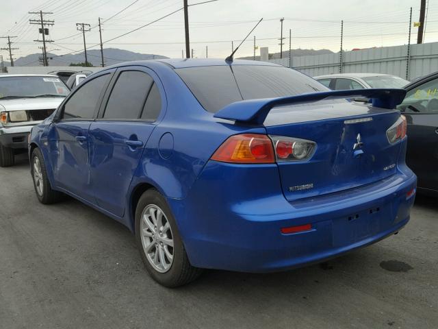 JA3AU26U09U003208 - 2009 MITSUBISHI LANCER ES/ BLUE photo 3