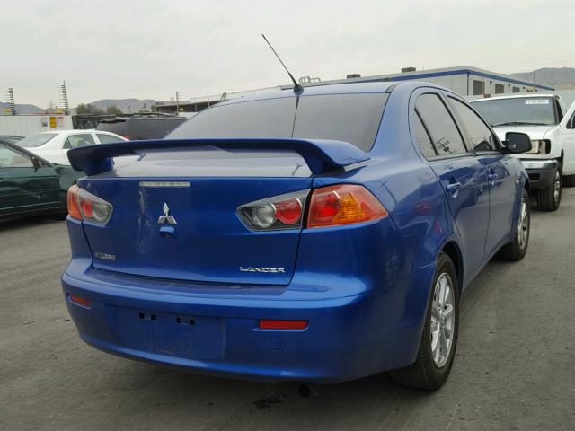 JA3AU26U09U003208 - 2009 MITSUBISHI LANCER ES/ BLUE photo 4