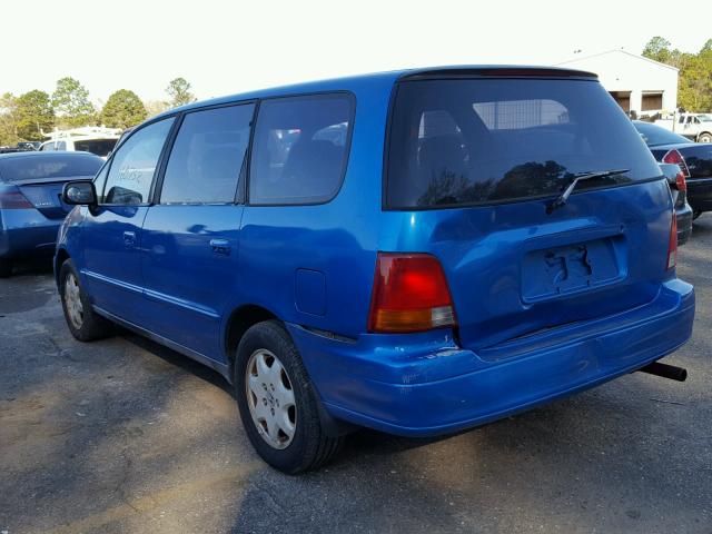 JHMRA1871SC012380 - 1995 HONDA ODYSSEY EX BLUE photo 3