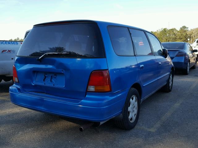 JHMRA1871SC012380 - 1995 HONDA ODYSSEY EX BLUE photo 4