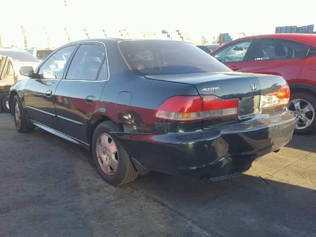 1HGCG16521A037775 - 2001 HONDA ACCORD EX GREEN photo 3