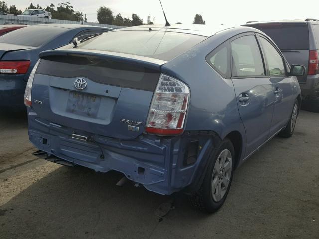 JTDKB20U477689835 - 2007 TOYOTA PRIUS BLUE photo 4