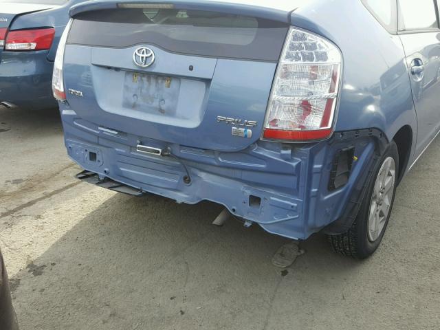 JTDKB20U477689835 - 2007 TOYOTA PRIUS BLUE photo 9