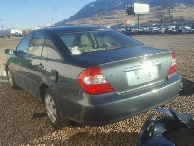 4T1BE32K44U263628 - 2004 TOYOTA CAMRY LE GREEN photo 3